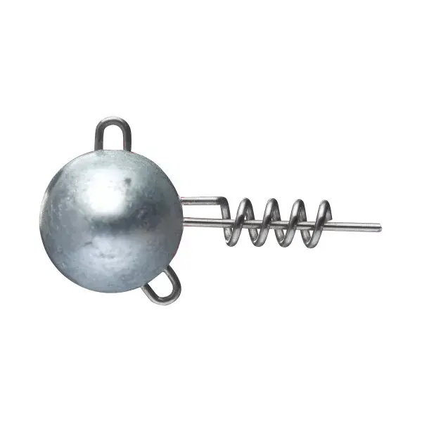 Nouveauté DAIWA Prorex Round Screw-in Heads Lead Free, Tête de jig, argent, rond