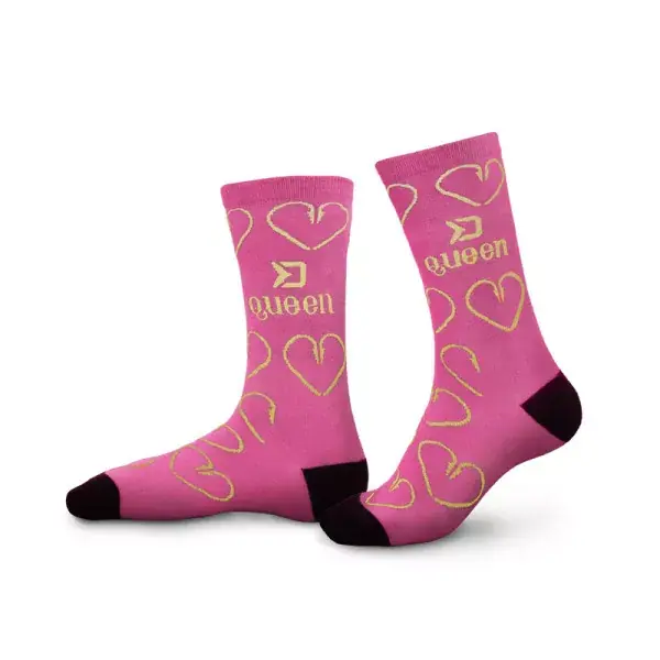DELPHIN Queen, 38-41, Rose, Chaussettes pour dames, 38-41, 101004005 Solde