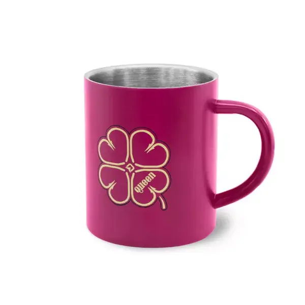 Promotion Saisonnière DELPHIN QUEEN, Tasse en acier inoxydable, Rose, 300ml, 101004149