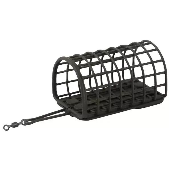 DAIWA NZon Tunnel Cage Feeder, Panier à Nourriture Ouvert, noir, pour les Eaux Stagnantes & Courantes Offre Exclusive