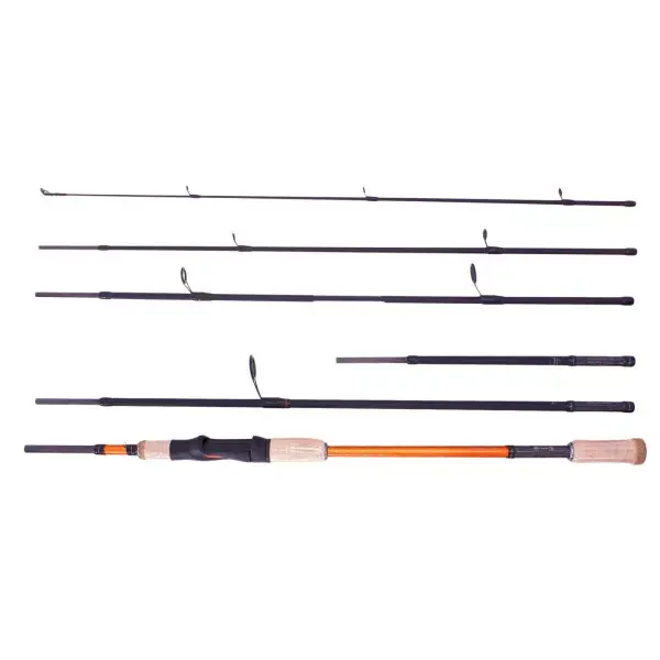 Populaire SHIMANO STC AX Travel Spinning Multi Length, 6 elements, Canne à pêche de voyage