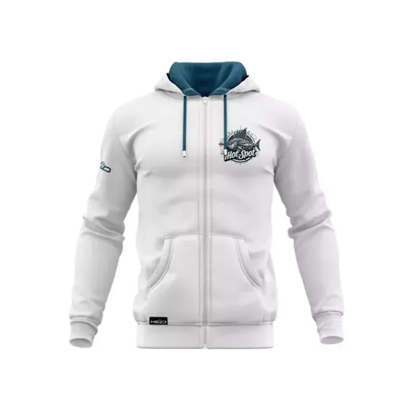 HOTSPOT DESIGN Future Marlin, blanc-bleu, Sweat à capuche Super Prix