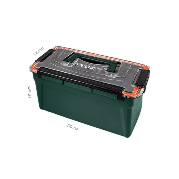 DELPHIN TBX Case Clip, Boîte d‘Appâts Artificiels, 33x19,5x14,5cm, vert-foncé, 101000687 Offre Du Jour