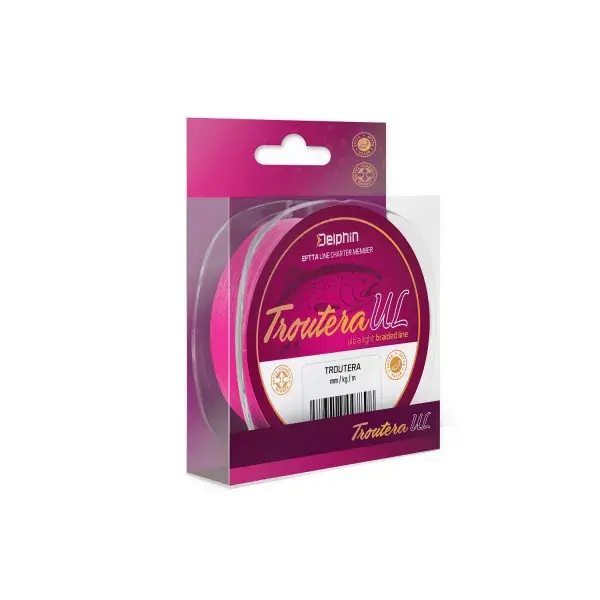 Meilleur Prix DELPHIN TROUTERA UL, 130m, Rose, Ligne de Filage