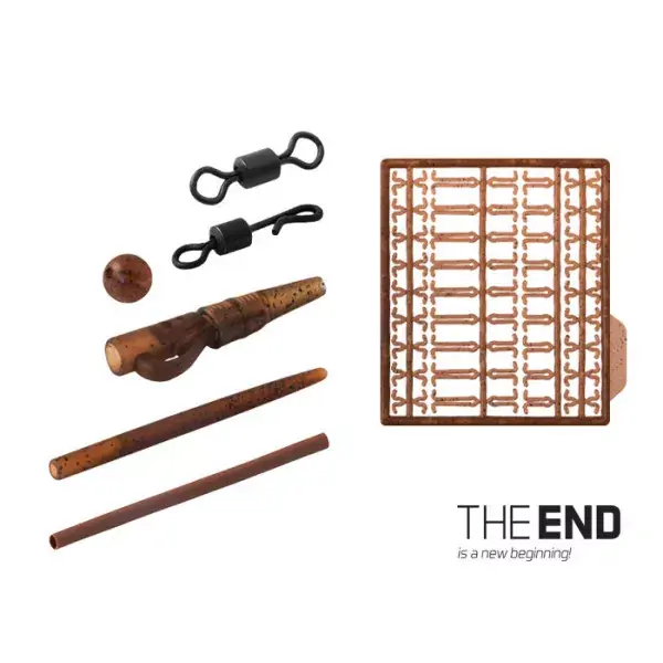 DELPHIN THE END, Ensemble de Montage pour Carpe, marron, 830410040 Dernier Modèle
