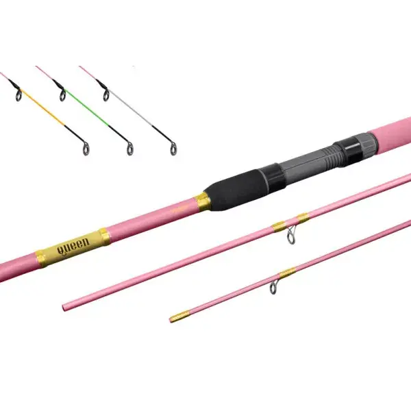 DELPHIN QUEEN Feeder + 3 Spitzen, 0-100g, 3 elements, Canne à pêche feeder Promotion Saisonnière