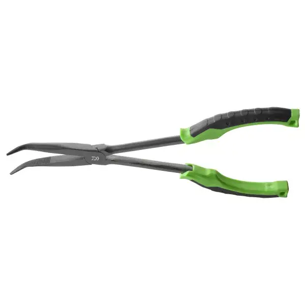 Achat Immédiat DAIWA Prorex ‚Longnose‘, Pince à détacher, noir-vert, design incurvé, 15409-015