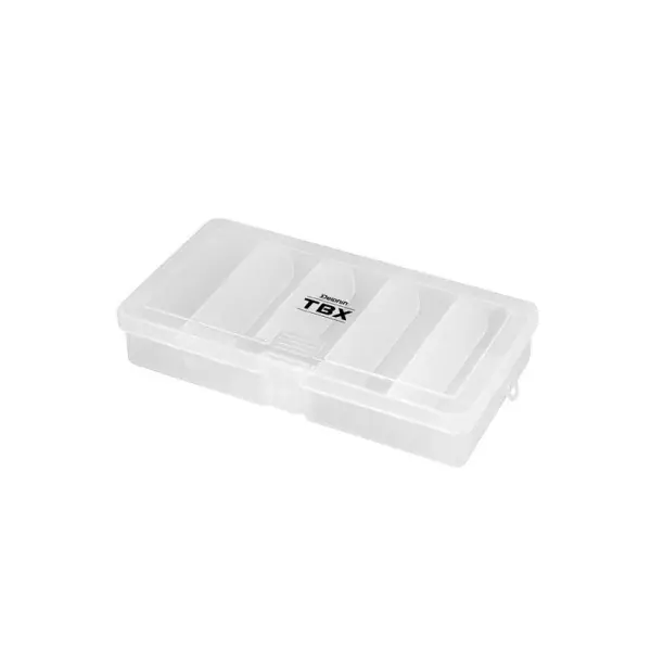 DELPHIN TBX One -5P, Boîte d‘Appâts Artificiels, 13,2x6,5x2,5cm, transparent Prix Promo