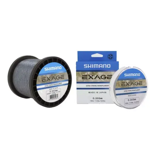 SHIMANO Exage, 5000m, acier-gris, Cordon Monofilament Vente Directe
