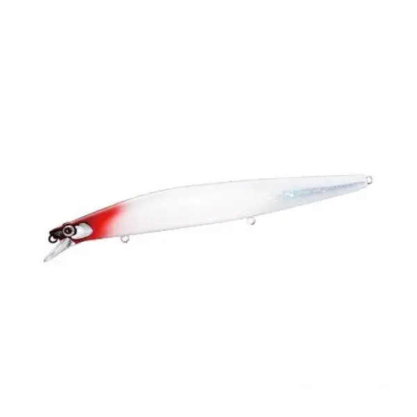 SHIMANO Lure Exsence Silent Assassin 140F, Appât Artificiel, 14cm, rouge-blanc Dernier Modèle