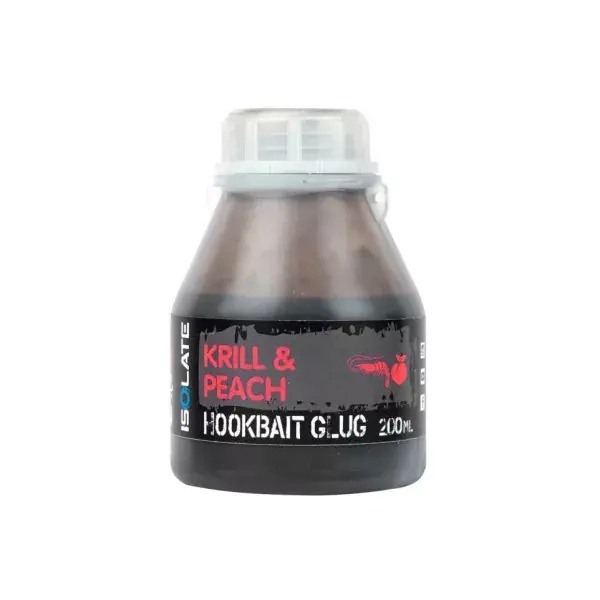 Promotion SHIMANO Isolate Hookbait Dip Krill Peach, 200ml, ISOKPHB250