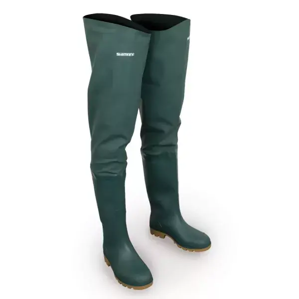 SHIMANO Fishing Boot PVC, vert, Bottes hautes Achat Immédiat