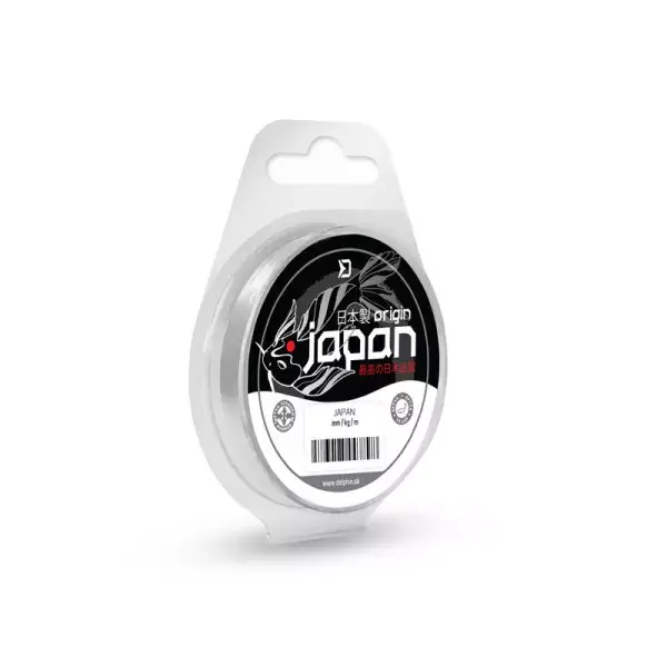 Nouvelle Collection DELPHIN JAPAN Origin / Ultra Clear, 50m, 0,13mm, 1.41kg / 3,11lbs, transparent, Fil de pêche monofilament