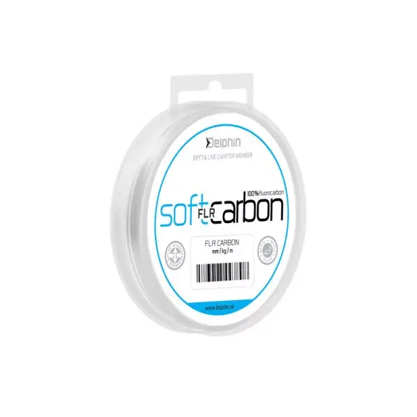 DELPHIN SOFT FLR CARBON, transparent, Fil de pêche en fluorocarbone, transparent Meilleure Vente