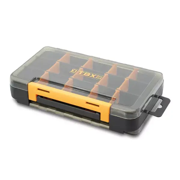 DELPHIN TBX Duo 175-15P EVA, Boîte d‘Appâts Artificiels, 17,5x10,5x3,8cm, jaune-noir, 101005753 Populaire