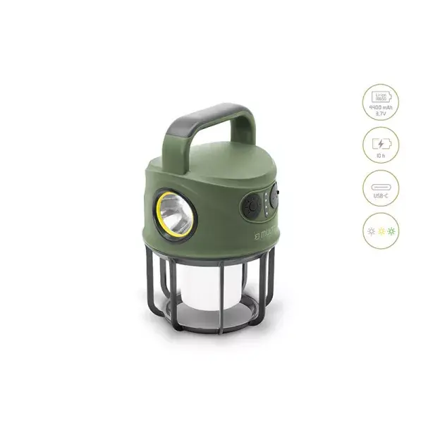 Haute Qualité DELPHIN Multix, Lampe de Camping, vert, 101005977
