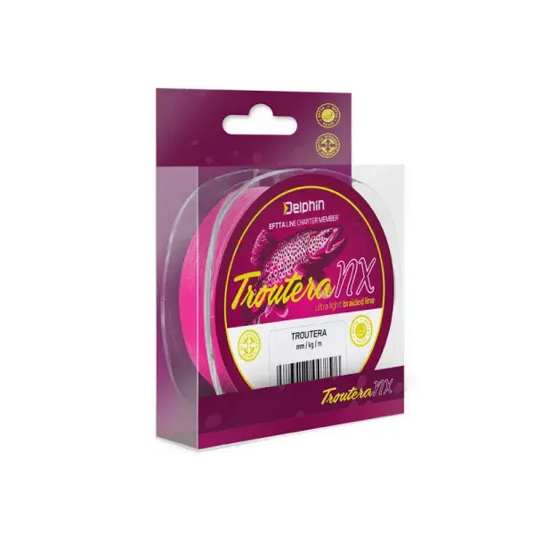 Must-Have DELPHIN TROUTERA NX, 135m, Rose, Fil de pêche tressé