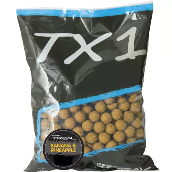 SHIMANO Bait TX1 Boillie Banana & Pineapple, Bouillettes Achetez Aujourd'hui