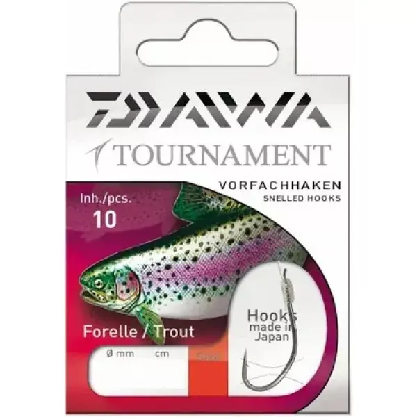 Bon Marché DAIWA Tournament, Hameçon à Truite, argent, Longueur du leader 120 cm