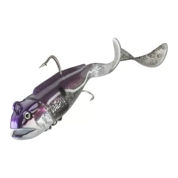 Retour Gratuit DAIWA GrandWave D-Wolf Curly, Poisson en Caoutchouc, 21cm