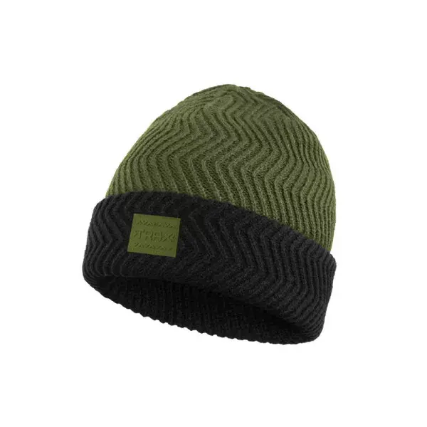 Populaire DELPHIN TRAX, uni, vert-noir, Chapeau d‘hiver, DE-101006159