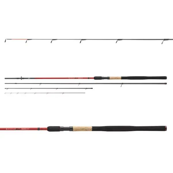 DAIWA Ninja Commercial Feeder, 3m, 9,84ft, 4 elements, Canne à Pêche Method Feeder, moyen rapide Dernière Chance