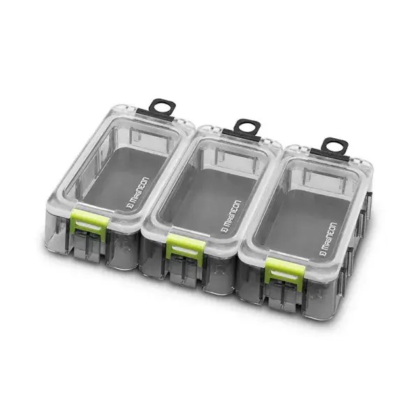 DELPHIN MagNEON, boîte étanche, 8x4,1x2,4cm, transparent-jaune, 3 Pièces, 101005949 Commander Maintenant