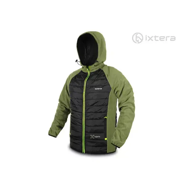 DELPHIN Ixtera HYBRIX, vert-noir, Veste de Transition Hybride Dernier Modèle