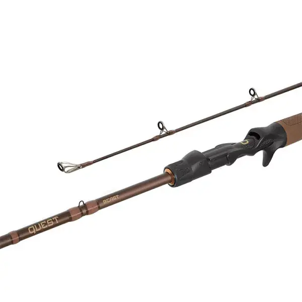 Commande En Gros DELPHIN QUEST B´CAST, 1,95m, 6,4ft, 0-125g, 2 elements, Canne à pêche Baitcast