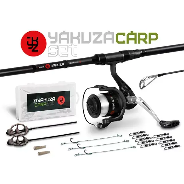 Must-Have DELPHIN YAKUZA, 3,6m, 11,81ft, 3lbs, 3 elements, Ensemble de Carpe, 101005925