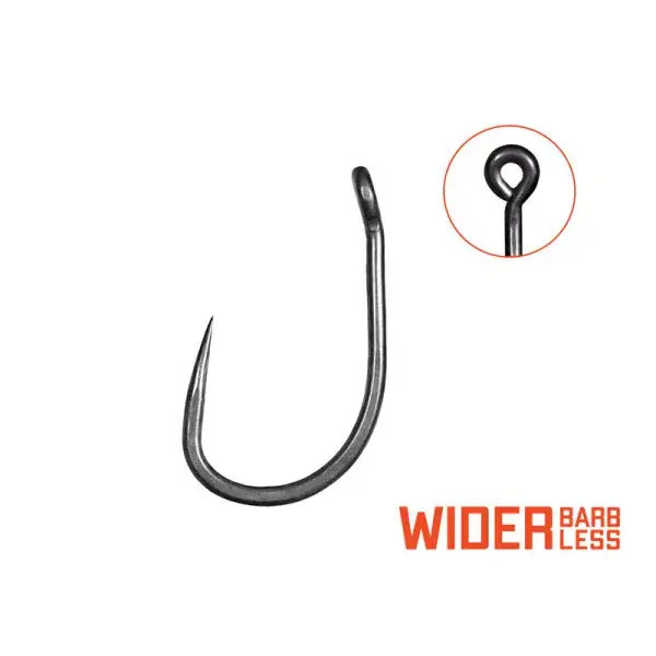 DELPHIN THORN Wider BarbLESS, Hameçon à Carpe, gris Bon Marché