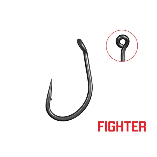 DELPHIN THORN Fighter, Hameçon à Carpe, gris Prix Réduit