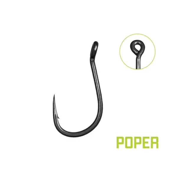 Expédition Rapide DELPHIN THORN Poper, Hameçon à Carpe, gris