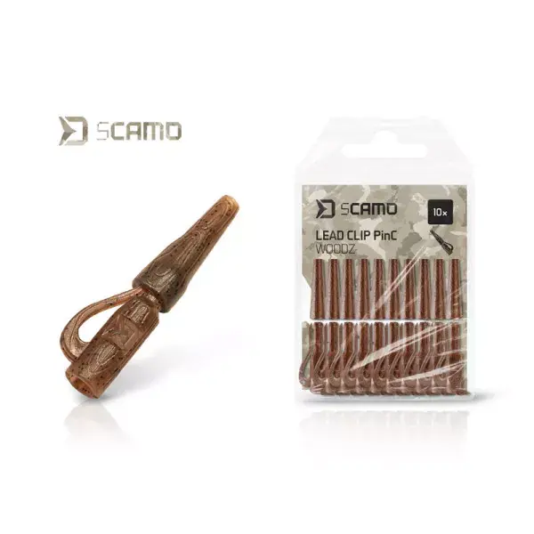 DELPHIN sCAMO PinC WOODZ Clip, 10 pièces, 101005890 Expédition Rapide