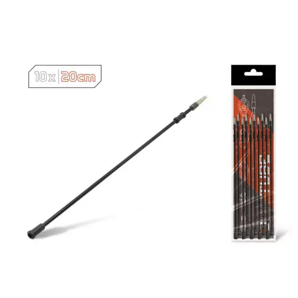 DELPHIN UniTUBE, tubes universels pour paniers alimentaires, 20cm, noir, 10 pièces, 101006121 Affaire À Saisir