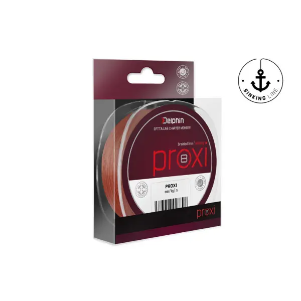 Commande En Gros DELPHIN PROXI 8, marron, Lignes de pêche 8 fois tressées