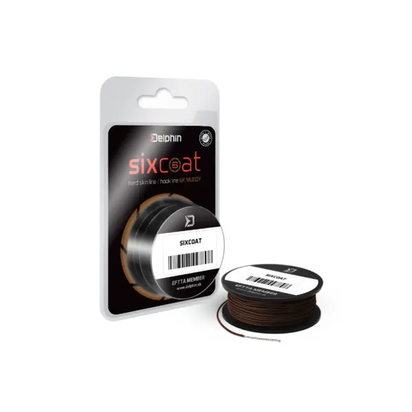 DELPHIN SIXCOAT Skin Line / 25lbs, boueux, Bas de ligne 25lbs Promotion Saisonnière