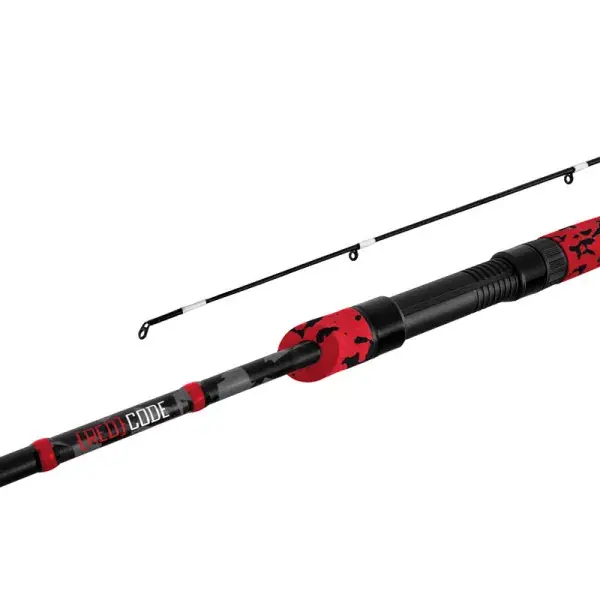 DELPHIN RedCODE, 2 elements, Canne à pêche spinning Nouvelle Collection