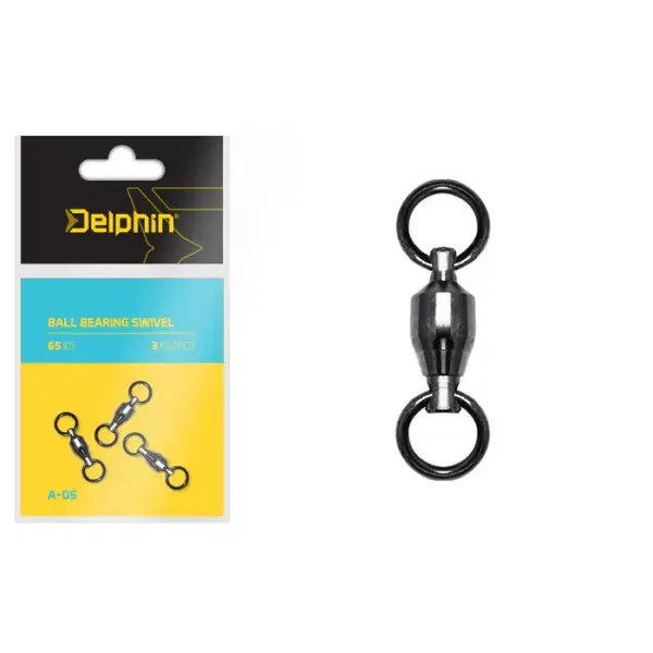 Vente Flash DELPHIN Ball Bearing Swivel A-05, Standard pivotant avec cintre mousqueton