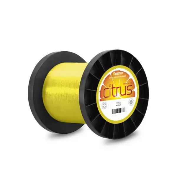 Remise DELPHIN CITRUS, jaune, Fil de pêche monofilament