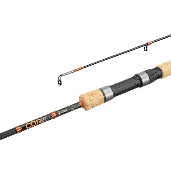 Meilleure Vente DELPHIN CORX Spin, 2 elements, Canne à pêche spinning