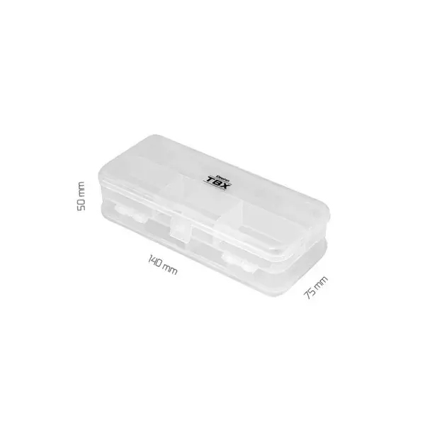 DELPHIN TBX Duo 140-6P, Boîte d‘appâts artificiels, 14x7,5x5cm, transparent, 101000504 Prix Réduit