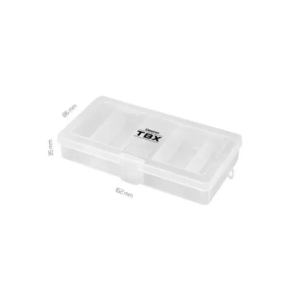 DELPHIN TBX One 162-5P, Boîte à pêche, 16,2x8,6x3,5cm, transparent, 101000508 Produit De Marque
