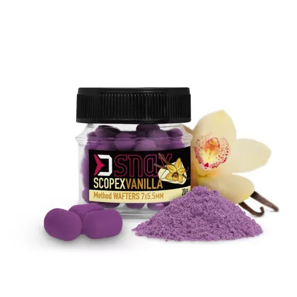 DELPHIN D SNAX WAFT, Scopex - Vanille, 20g Soldes