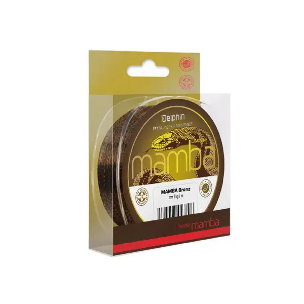 Certifié DELPHIN MAMBA Feeder, Bronze, Fil de pêche monofilament
