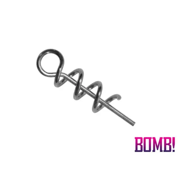 DELPHIN BOMB! Twisto ScrewLOCK, Système de vis pour le guidage d‘appâts naturels, 10 pièces Nouvel Arrivage