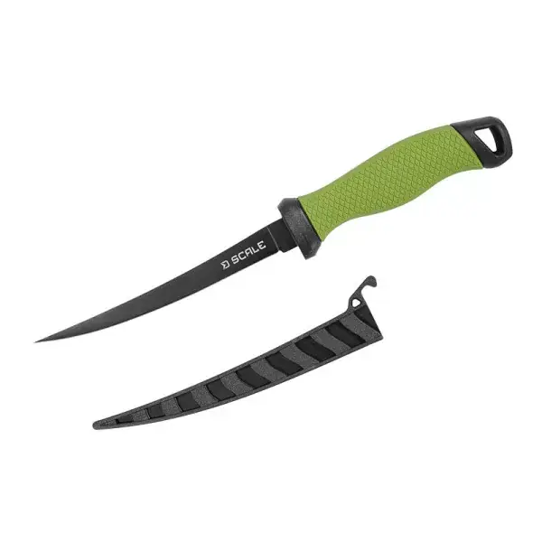 DELPHIN SCALE, Longueur de la lame 32cm, vert-noir, Couteau à fileter, 101004184 Acheter Direct