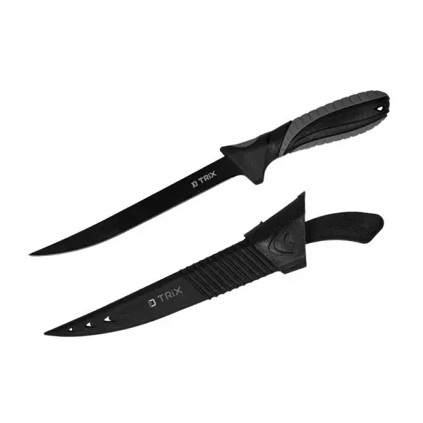 DELPHIN TRIX, Longueur de la lame 32cm, noir, Couteau à fileter, 101004183 Expédition Rapide