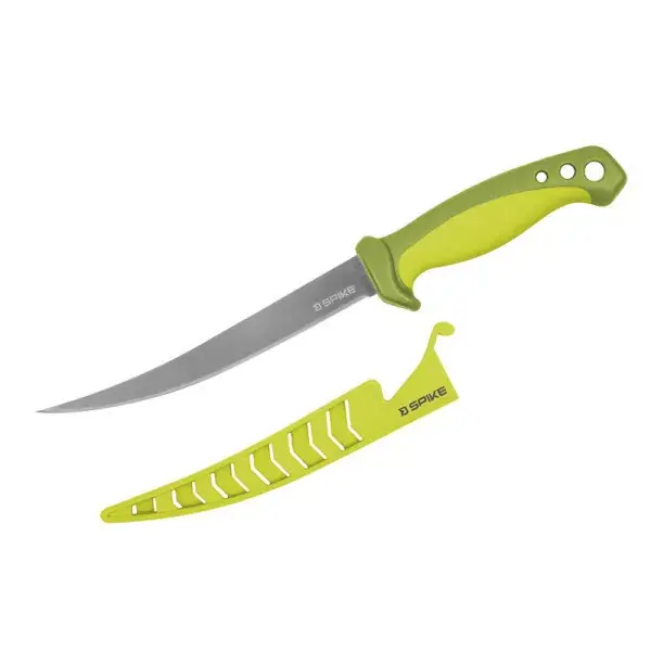 DELPHIN SPIKE, Longueur de la lame 29cm, vert, Couteau à fileter, 101002347 Paiement Sécurisé