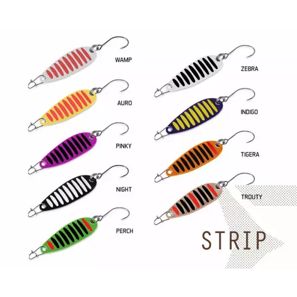 Prix Cassé DELPHIN STRIP Spoon, Appât à truite, 5cm, 7,5g